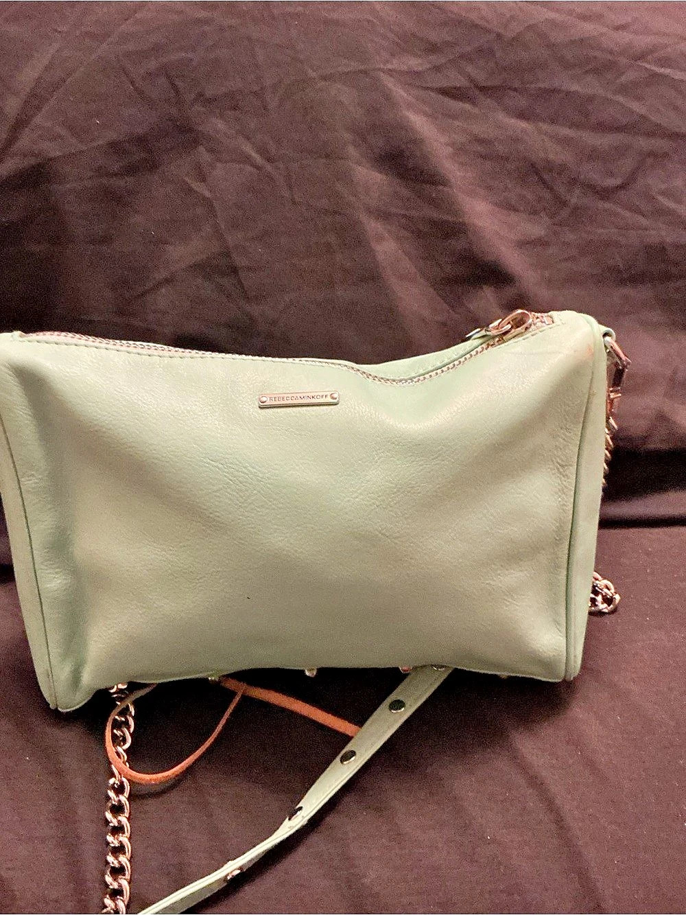 Rebecca Minkoff Mini MAC Crossbody Green Bag